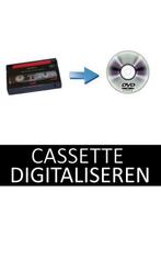 Cassette naar DVD/USB tot 50% Stapel korting, Diensten en Vakmensen, Film- en Videobewerking, Film- of Videodigitalisatie