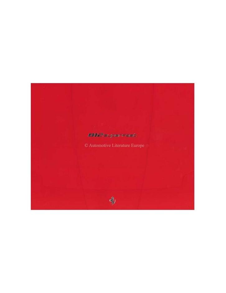 2017 FERRARI 812 SUPERFAST PORTFOLIO DUITS, Boeken, Auto's | Folders en Tijdschriften, Ferrari