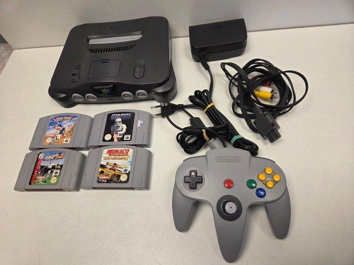 Nintendo - Nintendo 64 - Nintendo 64 console set met 4, Spelcomputers en Games, Spelcomputers | Overige Accessoires