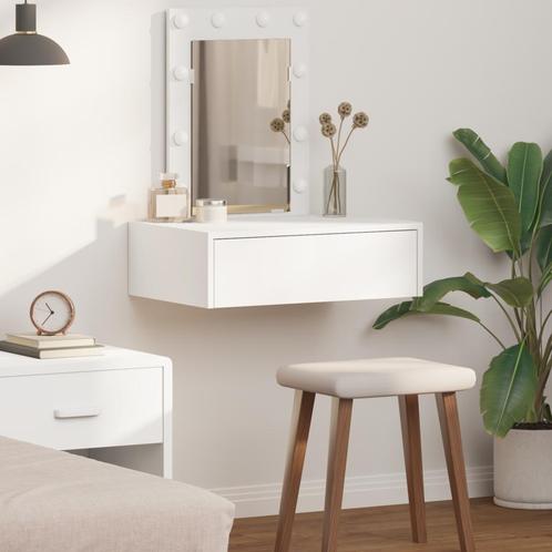 vidaXL Plafondtafel met lade Wit 60 x 40 x 70 cm Bewerkt, Huis en Inrichting, Tafels | Kaptafels, Nieuw, Verzenden