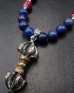 Lapis lazuli - Boeddhistische ketting - Dorje/Vajra -