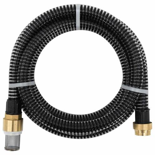 vidaXL Zuigslang met messing koppelingen 1,1 20 m PVC, Tuin en Terras, Tuinslangen, Nieuw, Verzenden
