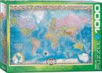 Map of the World Puzzel (1000 stukjes) | Eurographics -, Hobby en Vrije tijd, Verzenden, Nieuw