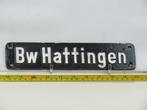 Lokschild Bw Hattingen (Spoorwegen 1:1), Ophalen of Verzenden, Gebruikt, Overige typen