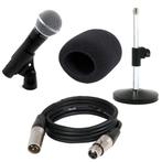 Shure SM58 LCE met tafelstatief, kabel en windkap, Verzenden, Nieuw