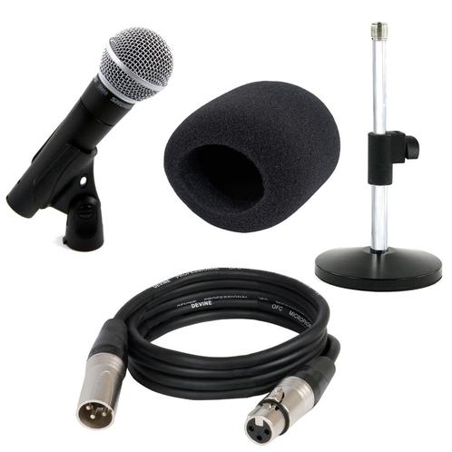 Shure SM58 LCE met tafelstatief, kabel en windkap, Muziek en Instrumenten, Microfoons, Verzenden