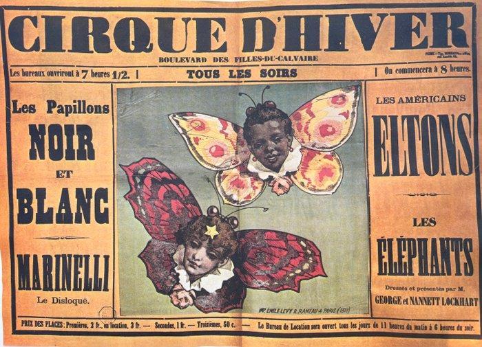 Émile Lévy, R. Rameau 4, Paris - CIRQUE D’HIVER (Boulevard, Antiek en Kunst, Kunst | Tekeningen en Foto's