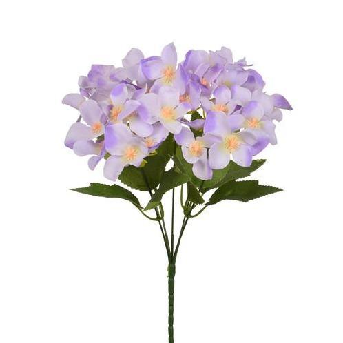 Hortensia 30cm hydrangea bush lila zijdebloem flowerwall, Huis en Inrichting, Woonaccessoires | Kunstplanten en Kunstbloemen, Nieuw