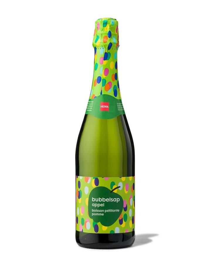 HEMA Bubbelsap appel 0.75L, Diversen, Levensmiddelen, Verzenden