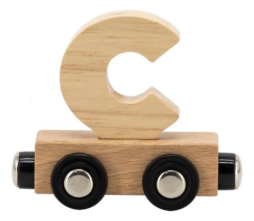 Tryco Houten Naturel Lettertrein - Letter C TR-353050, Kinderen en Baby's, Kinderkamer | Inrichting en Decoratie, Nieuw, Verzenden