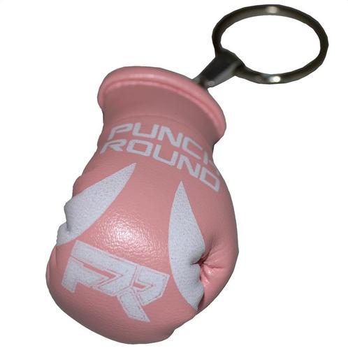 PunchR™ Punch Round Bokshandschoen Sleutelhanger Roze Wit, Sport en Fitness, Boksen, Overige, Nieuw, Ophalen of Verzenden