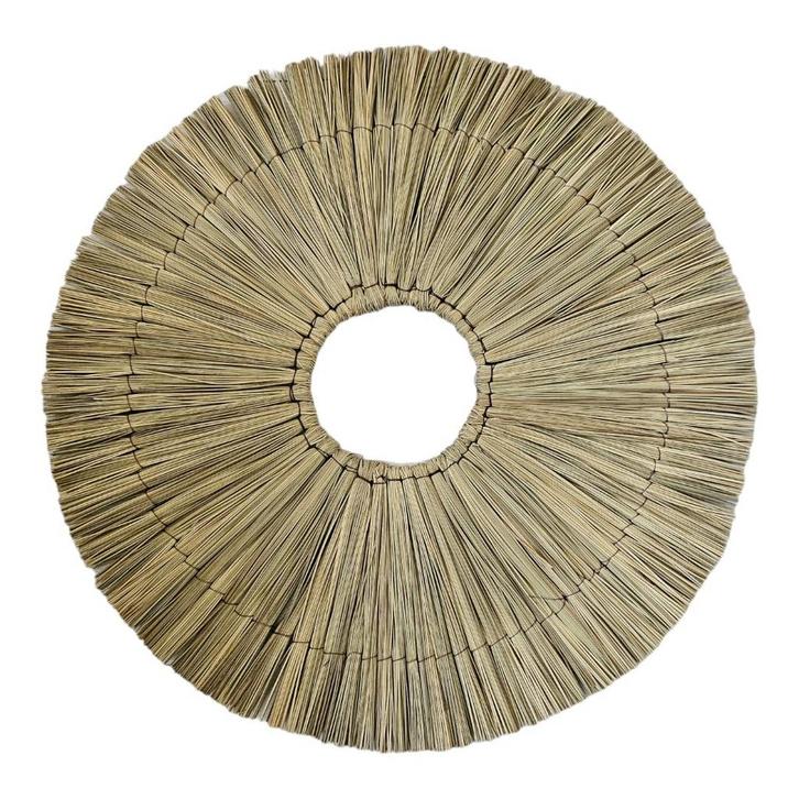 Zeegras cirkel 68x68x1 cm, Tuin en Terras, Tuinwanddecoratie, Verzenden