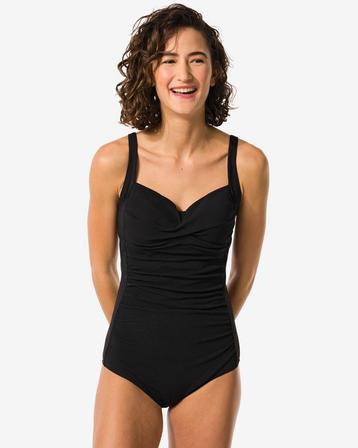 HEMA Dames badpak control zwart van €39.99 voor €29.99 sale beschikbaar voor biedingen