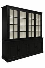 Buffetkast Soest zwart met stalen deuren 250 x 240cm, Huis en Inrichting, Kasten | Buffetkasten, Ophalen of Verzenden, Nieuw