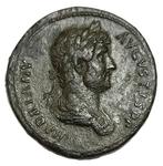 Romeinse Rijk. Hadrianus (117-138 n.Chr.). Æ Sestertius,, Postzegels en Munten