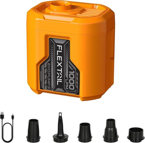 EVO PUMP 3 – Krachtige 1000L/Min Draagbare & Oplaadbare, Caravans en Kamperen, Luchtpompen, Ophalen of Verzenden