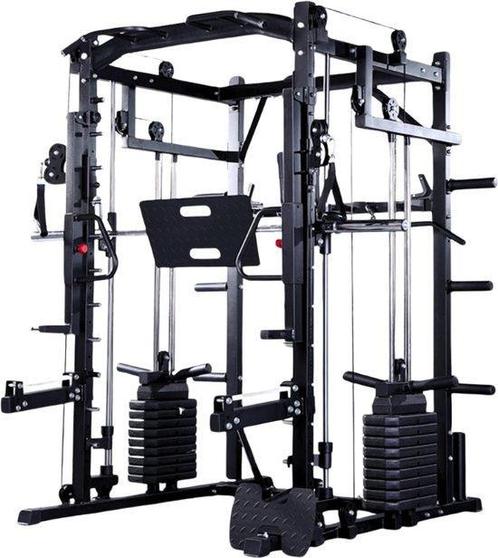 Fitness Power Rack: Squats Chest Rug van 1699 voor 1599!!, Sport en Fitness, Fitnessapparatuur, Krachtstation, Nieuw, Metaal, Armen