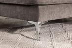 Reims Sofa Bank met Chaise Longue 3-Zitsbank Grijs Stof Jorn, Huis en Inrichting, Banken | Bankstellen, Verzenden, Nieuw