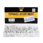 TOPGEAR Popnagel assortiment 500-delig, Verzenden, Nieuw