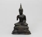 Een bronzen beeld van een boeddha, Thailand, 19e/20e eeuw, Antiek en Kunst, Antiek | Koper en Brons