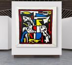 Freda People (1988-1990) - Picasso X Mondrian, Antiek en Kunst, Kunst | Schilderijen | Modern