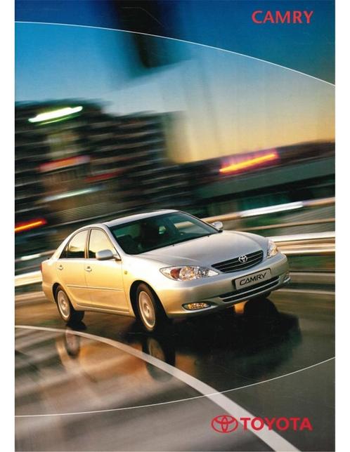 2002 TOYOTA CAMRY BROCHURE DUTCH, Boeken, Auto's | Folders en Tijdschriften, Toyota