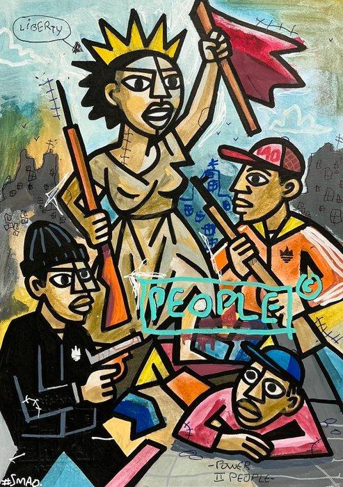SMAO - People©, Antiek en Kunst, Kunst | Schilderijen | Modern