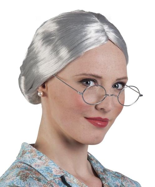 Oma Pruik, Hobby en Vrije tijd, Feestartikelen, Nieuw, Verzenden