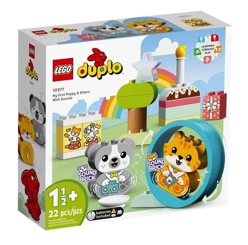 Lego Duplo 10977 Mijn eerste Puppy en Kitten met geluid, Kinderen en Baby's, Speelgoed | Duplo en Lego, Nieuw, Ophalen of Verzenden