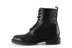 Linea Zeta Veterboots in maat 38 Zwart | 10% extra korting, Kleding | Dames, Verzenden, Zwart, Overige typen, Zo goed als nieuw