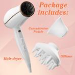 Fohn - Haardroger - Inklapbare Föhn - 2200W - Wit - Aigostar, Sieraden, Tassen en Uiterlijk, Uiterlijk | Haarverzorging, Verzenden
