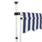 VidaXl luifel, blauw / wit gestreept, breedte 300 cm, Ophalen, Nieuw