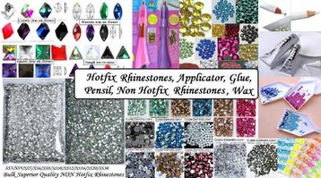 Strass Steentjes, Opnaai stenen, Hotfix Rhinestones,