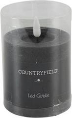 Countryfield Lyon LED kaars/stompkaars - zwart - D7,5 x H8, Ophalen of Verzenden, Zo goed als nieuw