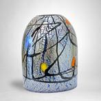 Filippo Maso - Plafondlamp - Blauwe lamp met zilveren blad