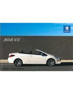 2009 PEUGEOT 308 CC INSTRUCTIEBOEKJE DUITS, Auto diversen, Handleidingen en Instructieboekjes
