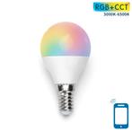 Kogellamp E14 WiFi RGB+CCT 3000K-6500K | RGB - warmwit - dag, Verzenden, Nieuw