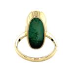 Gouden ring met amazoniet 14 krt, Ophalen of Verzenden, Nieuw