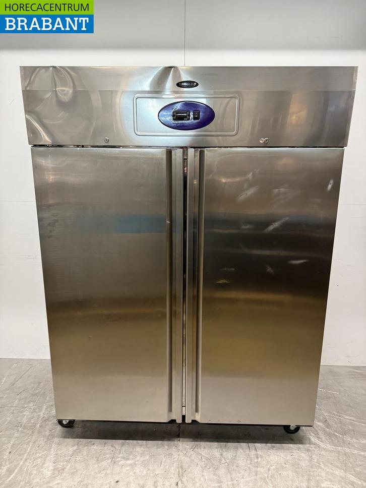 RVS Tefcold Dubbeldeurs Vriezer 1004 liter Verrijdbaar 230V, Zakelijke goederen, Horeca | Keukenapparatuur, Gebruikt, Ophalen of Verzenden