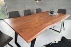 Massief houten eettafel ORGANIC ARTWORK 180cm acacia, Huis en Inrichting, Tafels | Eettafels, Ophalen of Verzenden, Nieuw