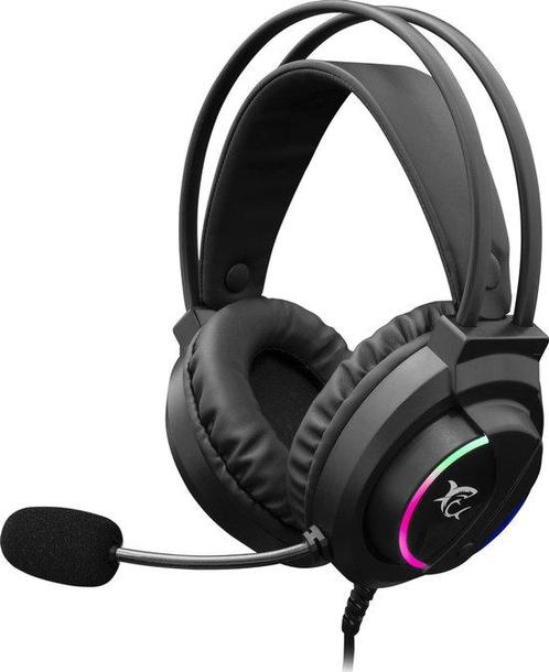 White Shark Wolf PC en PS4 Gaming Headset met RGB - 50mm Dri, Audio, Tv en Foto, Koptelefoons, Nieuw, Verzenden