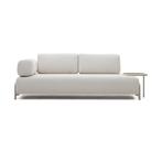 *WOONWINKEL* Kave Home Compo 3-zitsbank Grijze Chenille, Verzenden, Nieuw