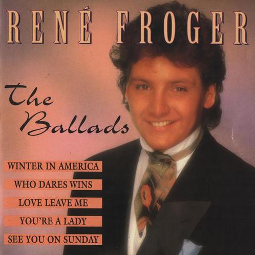 cd - Rene Froger - The Ballads, Cd's en Dvd's, Cd's | Overige Cd's, Zo goed als nieuw, Verzenden