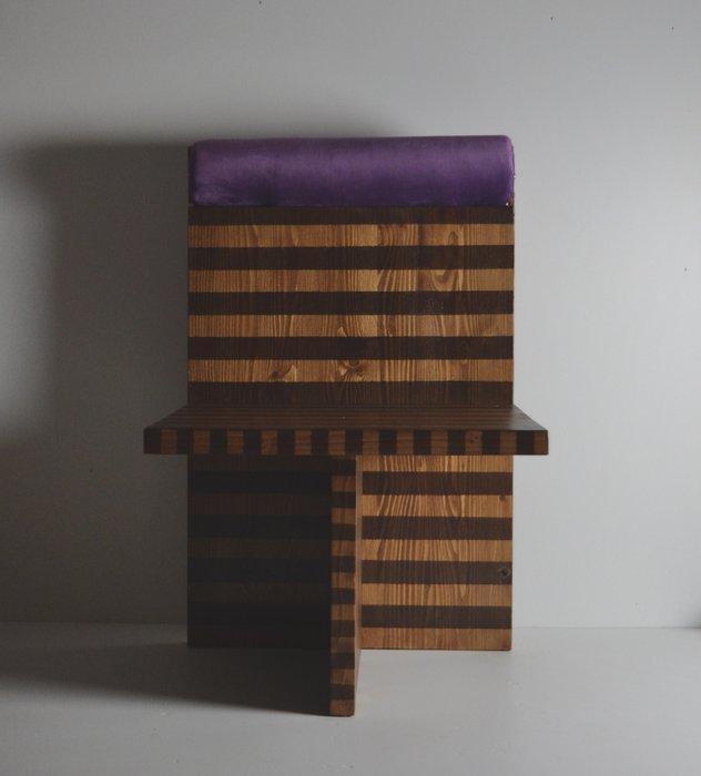 Studio Greca - Fauteuil - Ettore, moderne ode - Hout,, Antiek en Kunst, Kunst | Designobjecten