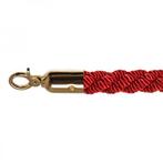 Afzetkoord | Messing/ Rood | 157 cm, Verzenden, Nieuw in verpakking