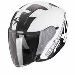 Scorpion EXO-230 QR Wit Matt Zwart Jet Helm, Jethelm, XXL, Nieuw met kaartje, Overige merken