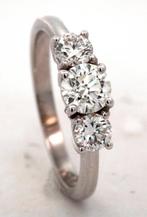 Ring - 18 karaat Witgoud - 1.01ct. tw. Diamant (Natuurlijk), Sieraden, Tassen en Uiterlijk, Ringen, Nieuw