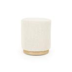 Poef Avah Small - Beige Mantz - 96299 - eleonora producten, Huis en Inrichting, Nieuw