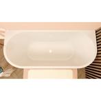 Wiesbaden Liora Half Vrijstaand Ligbad - 180x80cm - Acryl, Ophalen of Verzenden, Nieuw