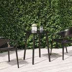 vidaXL Tuintafel 50x50x71 cm staal antracietkleurig, Tuin en Terras, Verzenden, Nieuw, Metaal